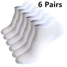 1-10 Pair Ankle Sock Womens and Mens Couple Student Cotton Ear New Mesh Athletic Sports Running Solid Color Boat Sock Plus Size