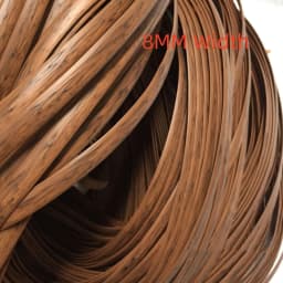 10 Meters PE Gradient Flat Synthetic Rattan Material Roll Handmade Weaving Rope Repair Furniture Bed Sofa Chair Table Basket