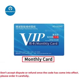 JC JCID 1 Year VIP Card Schematic Diagram Bitmap Drawing Intelligent Online Dongle Schematic For iPhone Android ipad Repair