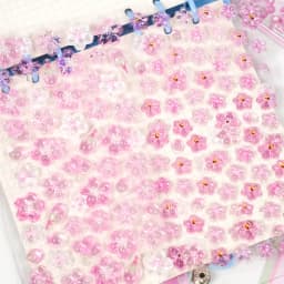 Cherry Blossom Petal Sakura Drop 3D Relief Stickers Scrapbooking DIY Journaling Stationery Diary Decor School Cute Stickers