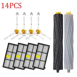 For IRobot Roomba 960 900 891 800 Series Accessories Spare Parts Vacuum Cleaner Replenishment Kit Rubber Side Brush HEPA FILTER