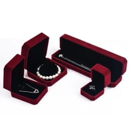 Wine Red Jewelry Packaging Necklace Packaging Organizer Ring Box Bulk Gift Box Earring Holder Gift Box Necklace Organizer 2025