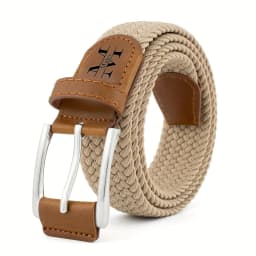 Customized Name Outdoor Nylon Canvas Belt Vintage Braided Design Breathable Adjustable Zinc Alloy Buckle Waistband for Men Women