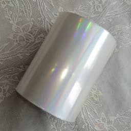 Holographic Foil Plain Transparent Foil Hot Stamping On Paper or Plastic 8cm X 120m/Lot DIY Package Box