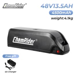 ChamRider Original Battery 48V 20AH 52V Ebike Battery 36V Hailong Max 50A BMS 350W 500W 750W 1000W 1500W 21700 Cell BBS02 BBS03