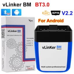 Vgate VLinker BM+ BT4.0/ BM BT3.0 V2.2 ELM327 Bluetooth Bimmercode OBD Scanner OBD2 Car Diagnostic Tools For BMW for iOS Android