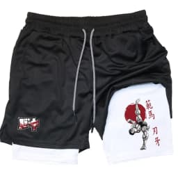 Anime Baki Hanma Performance Shorts Men Running GYM Shorts Beach Bottoms Summer Sportswear Fitness Training Jogging Short Pants