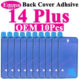 10pcs Waterproof Seal Sticker Back Cover Side For iPhone 16 Plus 15 Pro Max 14 17E Front LCD Display Adhesive Glue