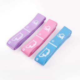Yoga Stretching Straps with 8/10/12 Loops for dnace, Physical Therapy, Elastic Stretch Bands for Pilates, Gymnastics, Ballet