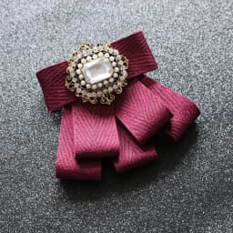 Fashion Men's Women's Bow Tie British Multi-layer Neck Flower Korean Version Married Groom Wedding Handmade Crystal Bowtie