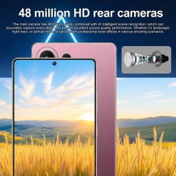 K-Touch Mobile Phones C27 Ultra 5G Dual Card Smartphone 7.3 Inch Android 15 Cell Phone 16+48MP Camera 7800mAh Face Unlocked WIFI GPS Cellphones For Men Women