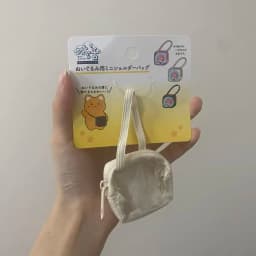 Evelyn Transparent and compact baby bag, bar shaped crossbody bag, ornament bag, 10-20cm cotton doll bag