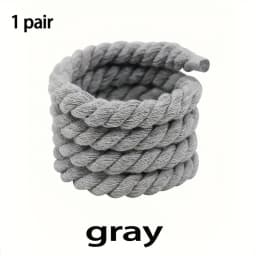Handmade Braided Shoelaces - Durable and Thick Canvas Shoe Accessories for Lightweight Footwear