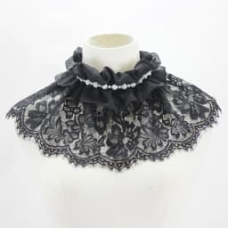 Elegant Hollow Embroidery High Collar Shawl Ruffled Fake Collar White Scarf Half Shirt Decorative Stand Collar