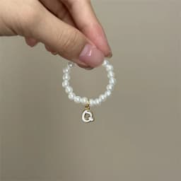 For Mini Labubu Pendant Accessories Letter Pearl Necklace For 4.0 Labubu Pin for Love Series Doll Accessories Dolls' Decoration