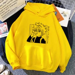Hunter X Hunter Anime Hoodie for Men Women Kurapika Manga Sweatshirts Fleece Autumn Winter Gothic Harajuku Hooded Pullover