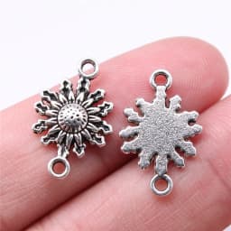 20pcs Earring Making Charms Findings Geometric Connector Charms For Earring Making Bracelet Making