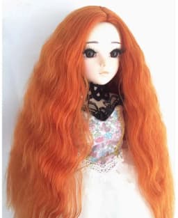 1/3 1/4 1/6 1/8 Bjd Wig High Temperature Wavy Fashion Hair MSD SD Yosd For BJD Doll Wig