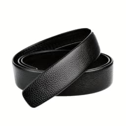 High-quality Men's Automatic Buckle PU Belt New Simple Men's Business Casual Belt Fashionable Men's Birthday Gifts
