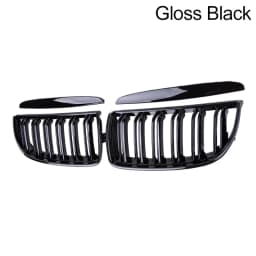 Gloss Black Car Front Bumper Grilles For BMW E90 E91 3 Series 323I 328I 335I 330I 325I 05-08 ABS Grille Racing Grill Accessories