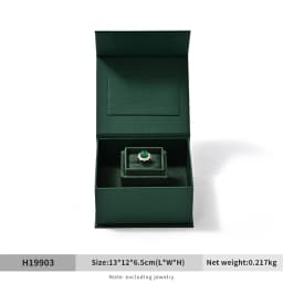 Oirlv Ring Box Ingeniously Designed with a Specialized Slot for Secure Jewelry Placement Boasting a Sophisticated Structure Gift