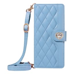 Crossbody Flip Case for Redmi 14C 14R 13C 13 12 11A 10C 10X 10 9C 9A 9 A5 A4 A3 Diamond Leather 3 Cards Wrist Strap Wallet Cover