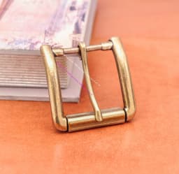 40MM Heavy Duty Men Antiqued Silver Metal Cowboy Single Prong End Bar Buckle Heel Bar Roller Leathercraft Belt Buckle