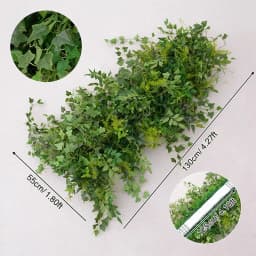 Mori Greenery Plants Leaves Flower Row Wedding Backdrop Decor Arch Floral Arrangement Window Display Banquet Event Props A8872