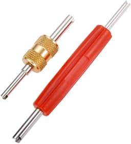 2pcs/set Valve Stem Core Remover Removal Tool for R134 R12 AC Car Air Contitionaing Repair Dual Head Tire Repair Tools Kit