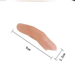 Advanced Realistic Silicone Finger Prosthetic Magic Props Thumb Protective Handware Simulation Magic Tricks Performance Tools