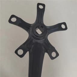 110BCD Aluminum Alloy Square Hole Bicycle Crank, Folding Bike Crankset, BMX Parts, Length 165mm, 170mm