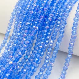 2 3 4 6 8mm Crystal Beads Faceted Rondelle Glass Loose Spacer Beads DIY for Jewelry Making Bracelets Earrings Needlework #02996