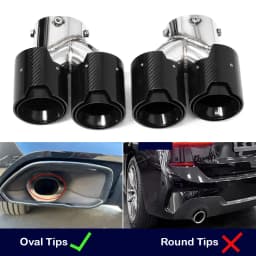 For BMW M240i M340i M440i G20 G21 G22 G42 Exhaust Pipe Upgrade Quad Muffler Tailpipe Tip Nozzle Exhaust Head