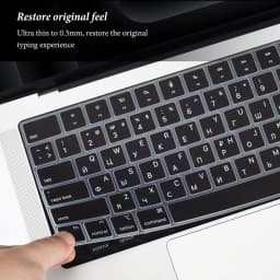 Keyboard Cover for MacBook M4 M3 M2 Pro/Max Chip MacBook Air 15.3"/13.6" A3240/A3241/A2941 Pro 14"/16" A2992/A2779/A2991/A2918