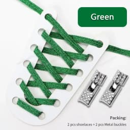 1 Pair Rhinestone Buckle Elastic No Tie Shoelaces Candy Colors Shoe Laces Suitable for Sneakers and Sports Shoes Flat Shoelace