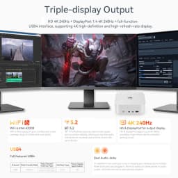 Beelink SER10 Max HX470 SER9 Pro AMD Ryzen AI9 HX370 Powerful AI PC 32G 1T SER8 8745HS 8845HS H255 Gaming PC Desktop Computer