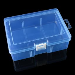 1pcs Transparent Plastic Storage Boxes For Jewelry Hardware Accessories Small Items for DIY Jewelry Beads Crafts Container Box