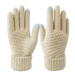 New Solid Color Touch Screen Knitted Gloves For Women Men Winter Outdoor Cycling Warm Knitted Gloves Unisex Daily Wear Touch
