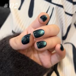 10ML 1-10PCS Winter New Style Hot Selling Black Nails Brown Nails Glass Bead Magnet Cat Eye Nail Polish Nail Set Nail Supplies