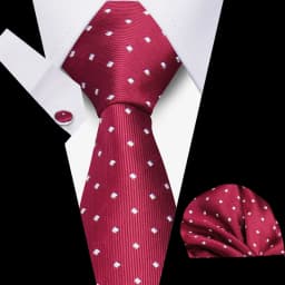 Men Business Tie Set Classic Plaid Dot Necktie Cufflinks Stripe Handkerchief For Wedding High Quality Formal Gravata Accessories