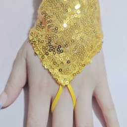 1 Pair Glitter Sequin Women Long Hook Finger Gloves Carnival Party Performance Opera Elbow-length Fingerless Sexy Mittens