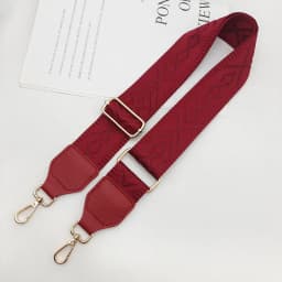 IGNICASE New Rhombus Wide Shoulder Strap Adjustable Solid Color Versatile Webbing Accessories Women's Bag Replacement Belt