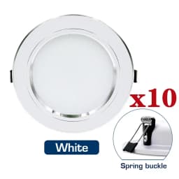 10pcs/lot LED Downlight 12V 24V 110V 220V Spot Light 5W 9W 12W 15W 18W Recessed In Led Ceiling Downlight Cold Warm White Lamp