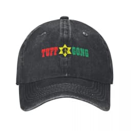 Get Up Stand Up Reggae Rasta Baseball Cap Vintage Distressed Denim Washed Bob Marley Snapback Hat Unisex Adjustable Fit Cap