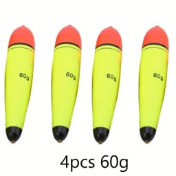 4pcs EVA Fishing Float Foam Plastic Sea Rock Fishing Striking Floats 20/30/50/60/80g Fishing Bobber Flotador Peche Boia Tackle