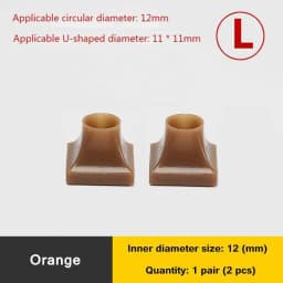1 Pair Women High Heels Shoe Covers Square TPU/PVC Material Soft Damping Heel Protector Silencer Non-slip Heel Protector