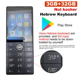 Qin F22 Touch Screen No Camera Wifi 2.8 Inch 16GB/32GB MTK6739 Bluetooth 1700mAh Battery 480*640 Smart Global Version Play Store