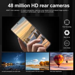 K-Touch New Cell Phone C26 Ultra Smartphone Android 15 5G 7.3 HD Mobile Phones 22GB 2TB 7800mAh Octa Core Unlock Dual SIM 16+48MP Camera