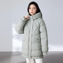 Women Down Cotton Jacket Winter Parka Coat New Mid Length Korean Loose Thick Winter Hooded Cotton Padded Jacket Female Outerwear