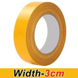 Double Sided Cloth Base Tape Transparent Heavy Duty Self Adhesive Mesh Fixation Tapes Waterproof High Viscosity Carpet Stickers